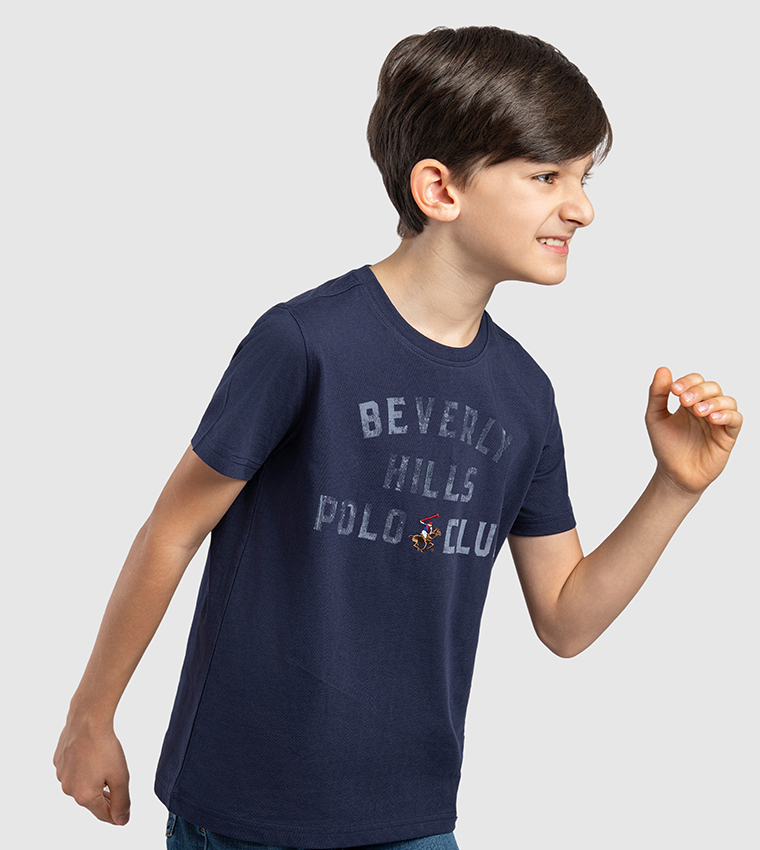 Logo Printed Crew Neck T-Shirt