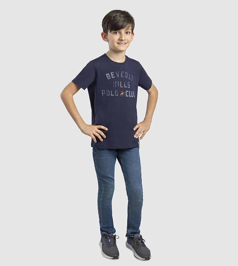 Logo Printed Crew Neck T-Shirt