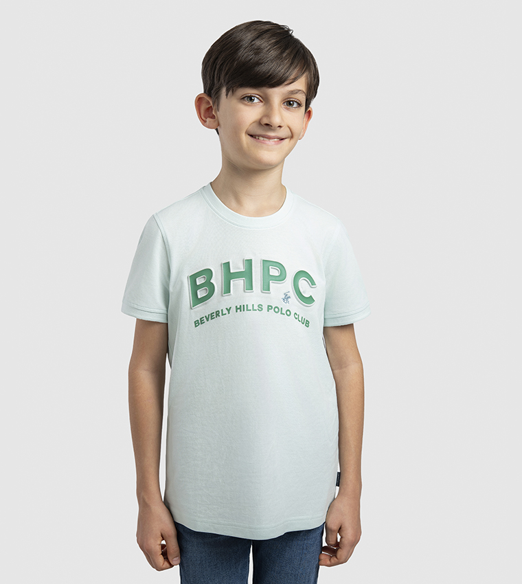 Logo Printed Crew Neck T-Shirt