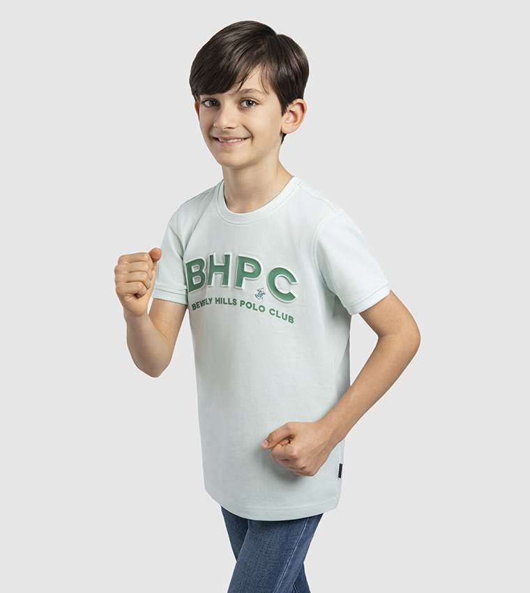 Logo Printed Crew Neck T-Shirt