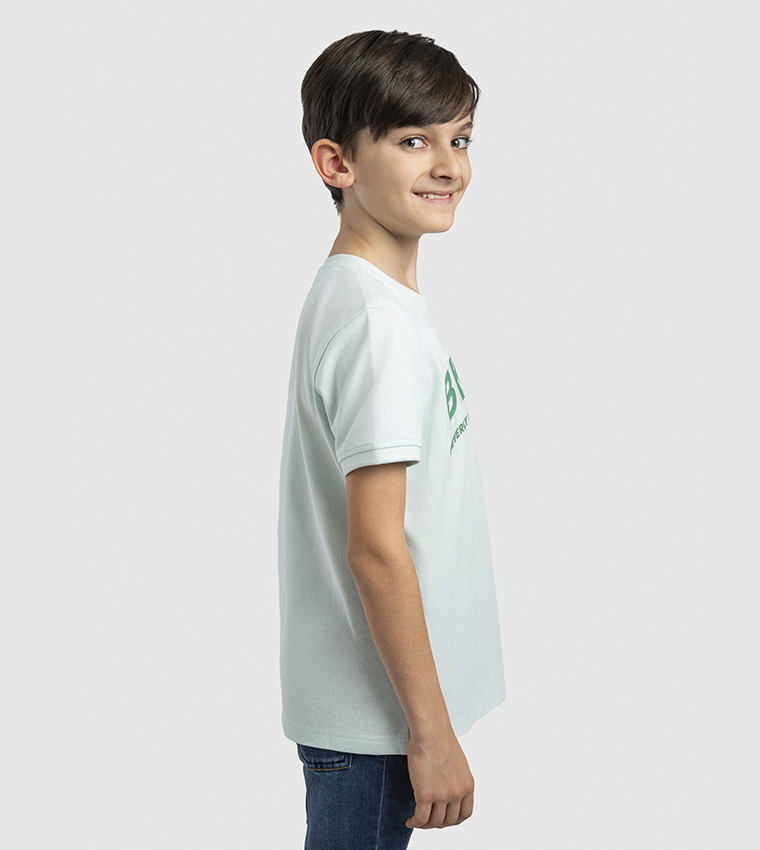 Logo Printed Crew Neck T-Shirt