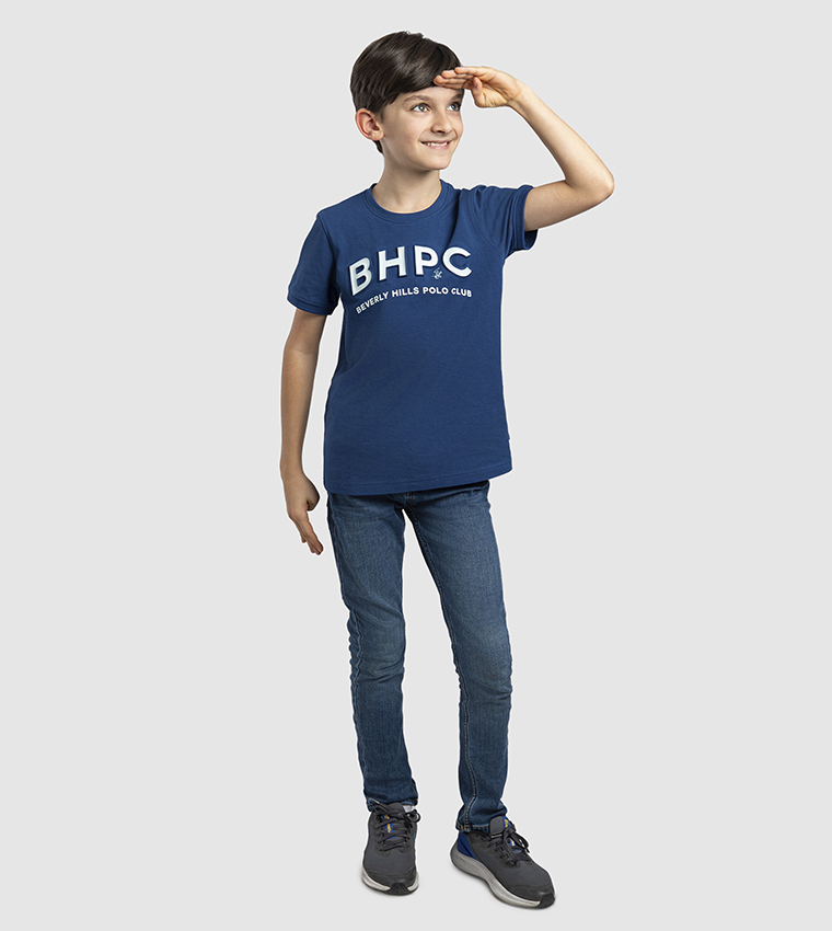 Logo Printed Crew Neck T-Shirt