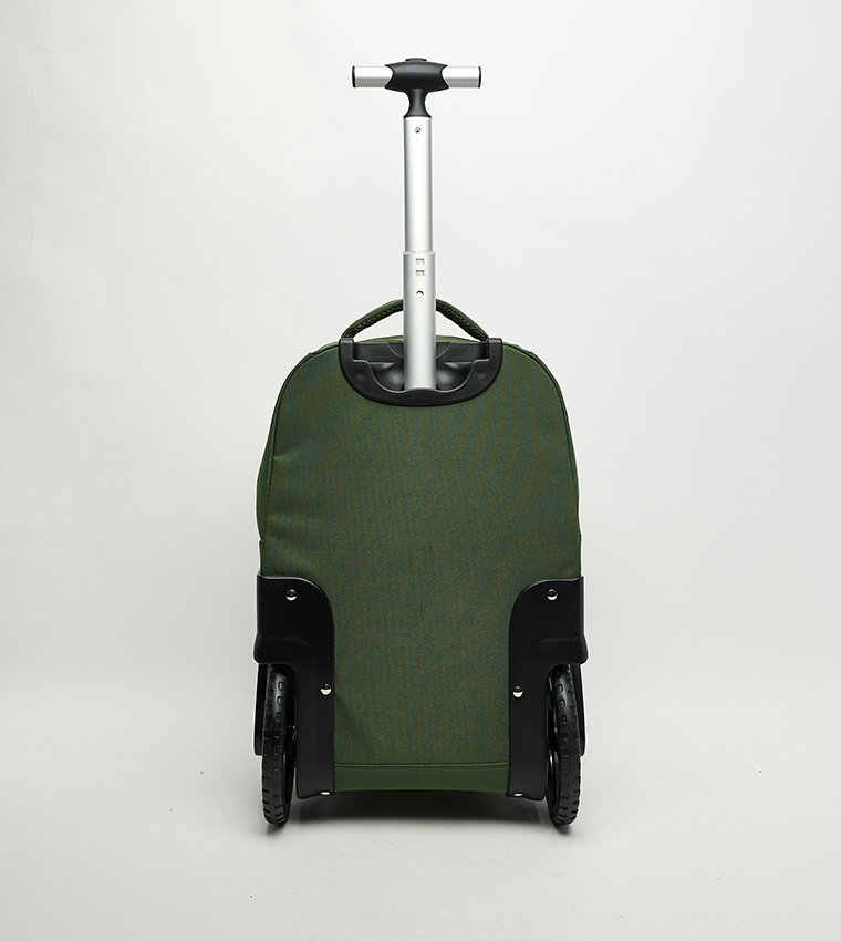 Logo Embroidered Trolley Backpack