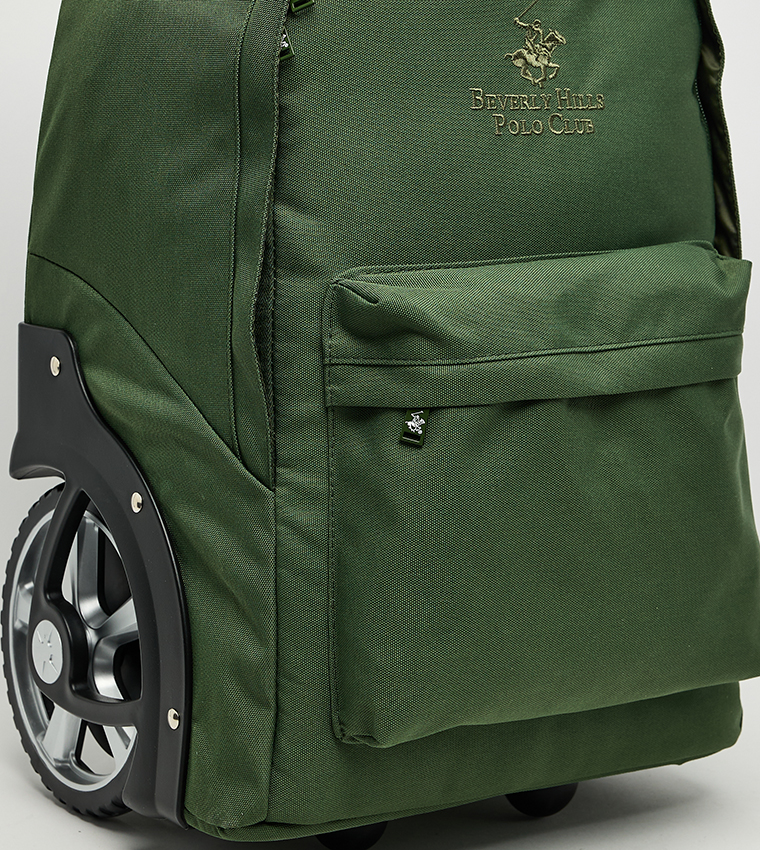 Logo Embroidered Trolley Backpack