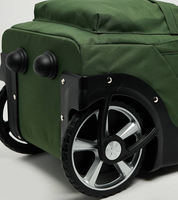 Logo Embroidered Trolley Backpack