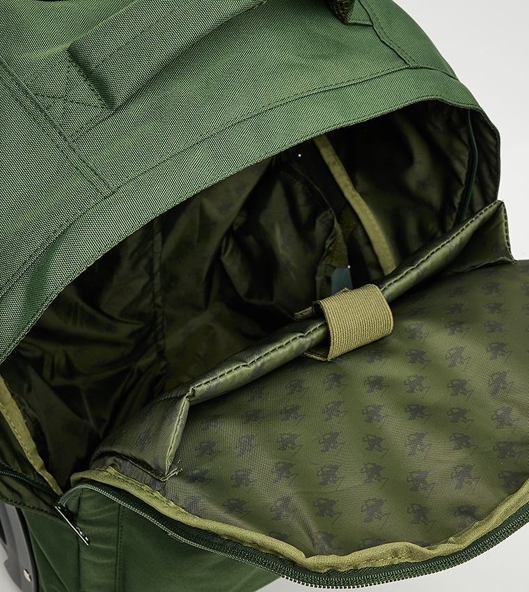 Logo Embroidered Trolley Backpack
