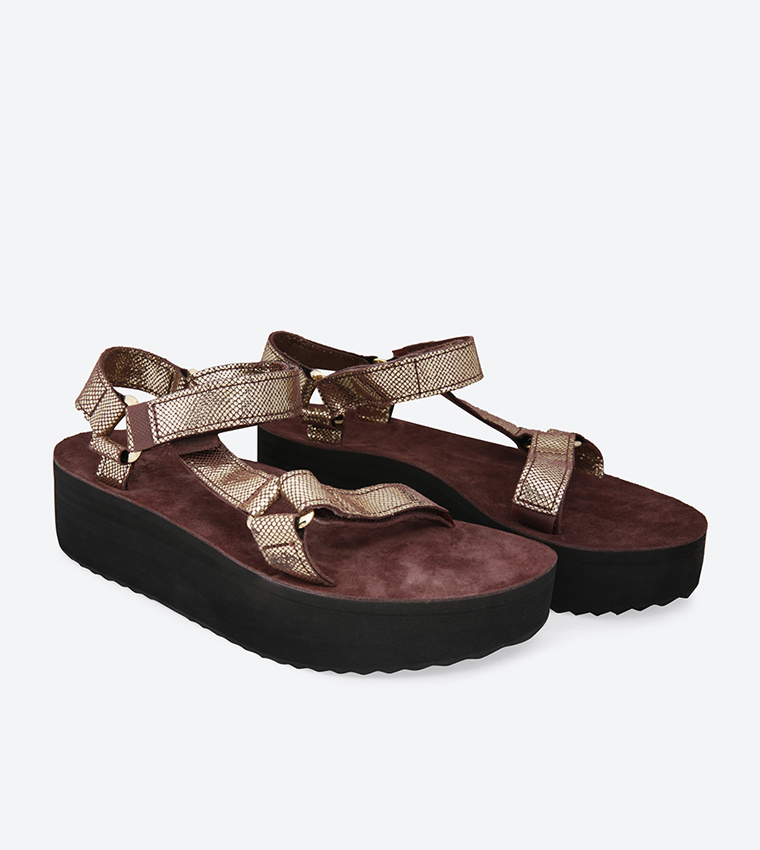 Flatform Universal Radiant Sandals - Red