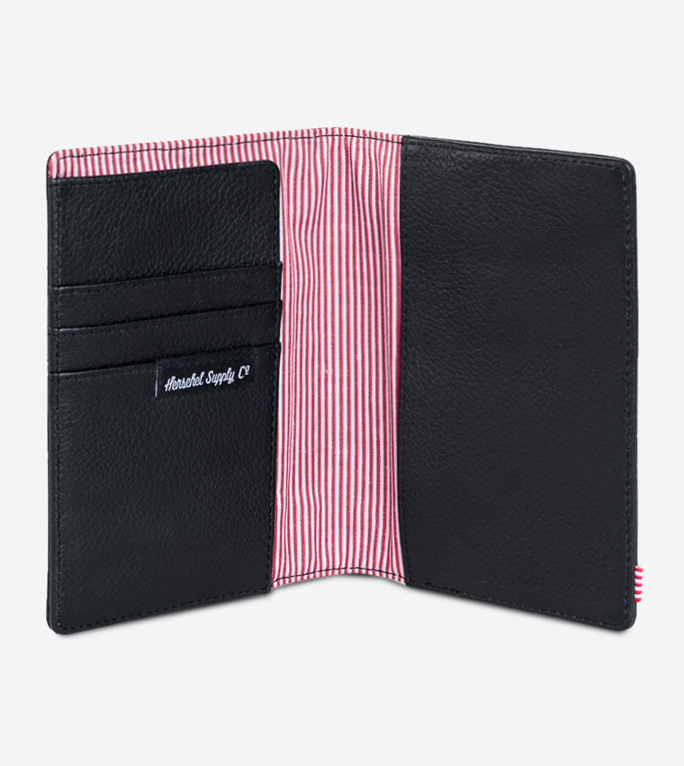 Buy Herschel Raynor Leather Passport Holder Black 10152 00004 OS In