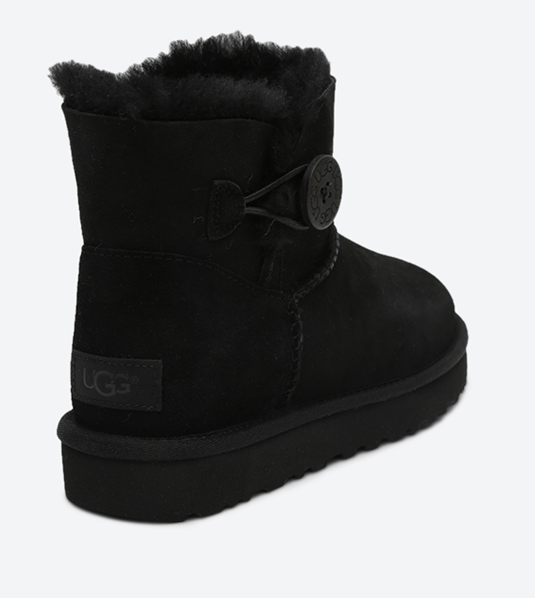 UGG Bailey Button II Black Boots 36