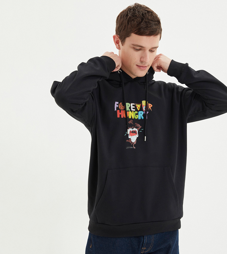 Forever hungry sweatshirt trendyol sale