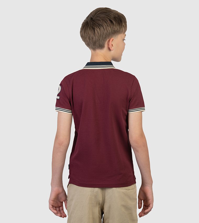 Printed Short Sleeves Polo T-Shirt