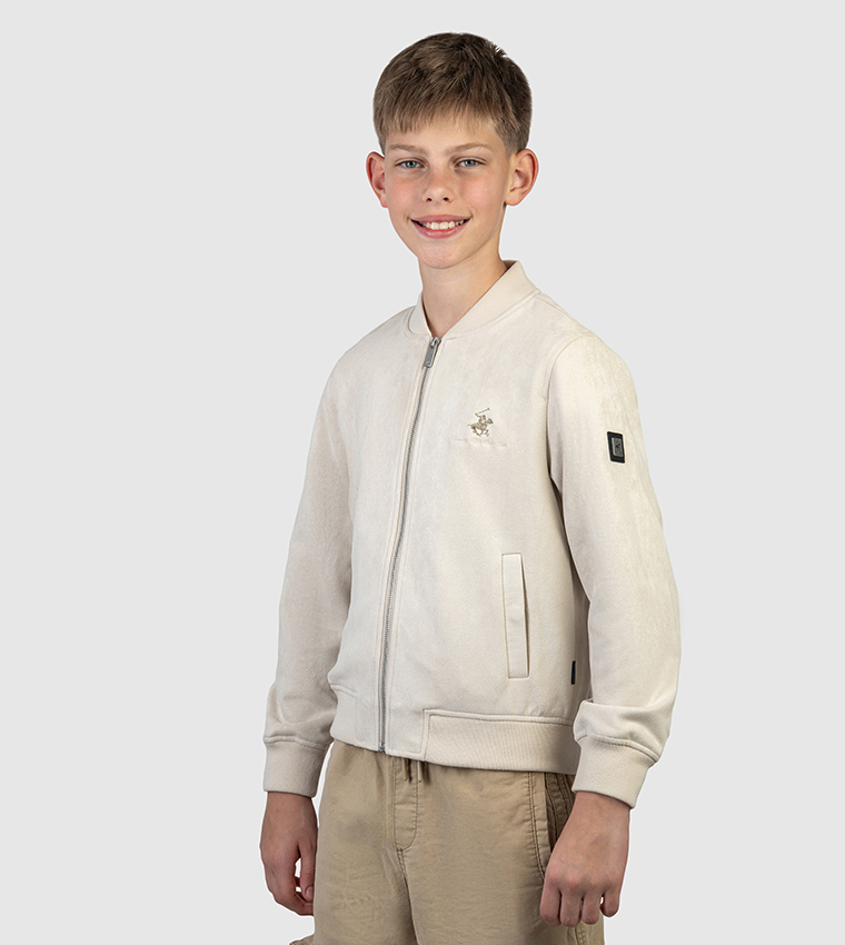 Logo Embroidered Long Sleeves Jacket