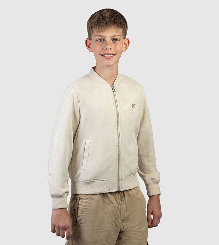 Logo Embroidered Long Sleeves Jacket