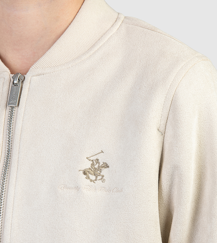 Logo Embroidered Long Sleeves Jacket