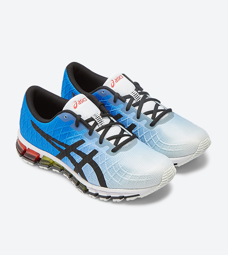 Buy Asics Gel Quantum 180 Lace Up Closure Sneakers Blue 1021A104 BL WHT BLK In Blue 6thStreet Bahrain