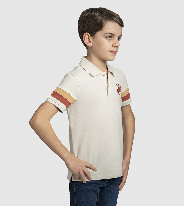 Logo Embroidered Polo T-Shirt