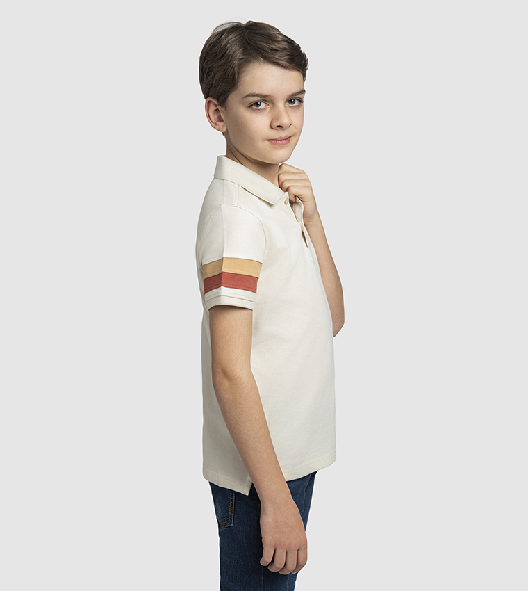 Logo Embroidered Polo T-Shirt
