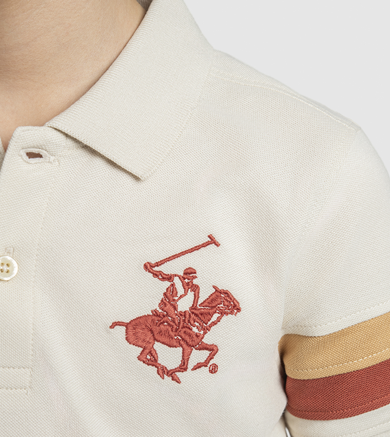 Logo Embroidered Polo T-Shirt