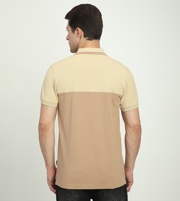 Logo Embroidered Short Sleeves Polo T-Shirt