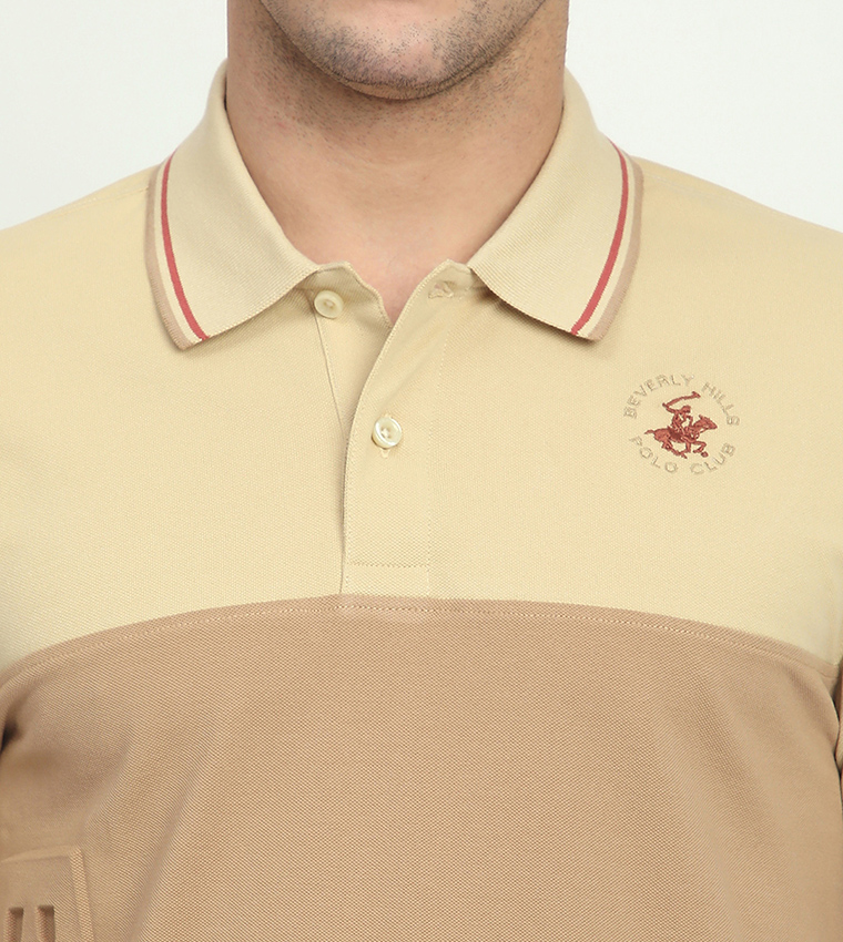 Logo Embroidered Short Sleeves Polo T-Shirt