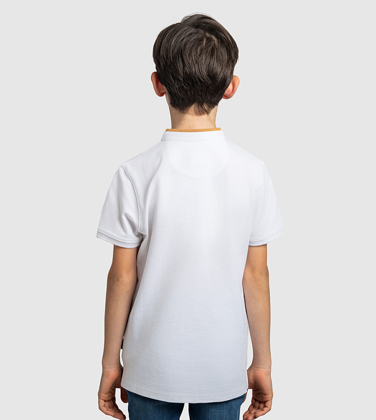 Logo Embroidered Polo T-Shirt