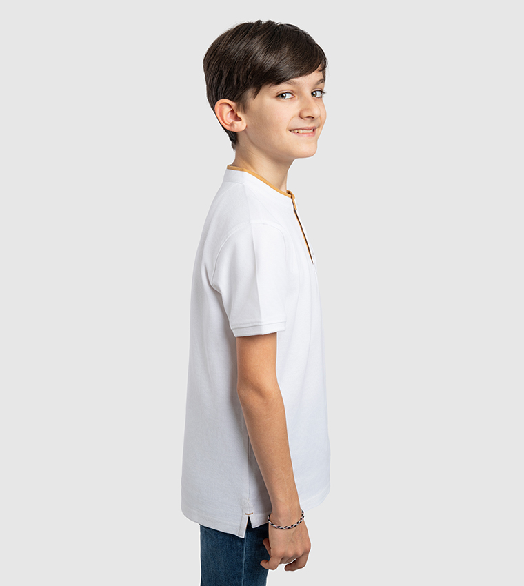 Logo Embroidered Polo T-Shirt