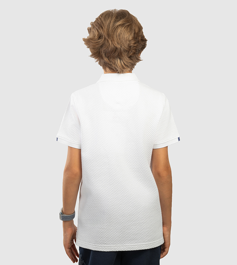 Logo Embroidered Short Sleeves Polo T-Shirt