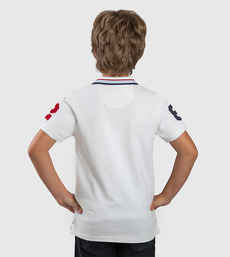 Logo Embroidered Polo T-Shirt