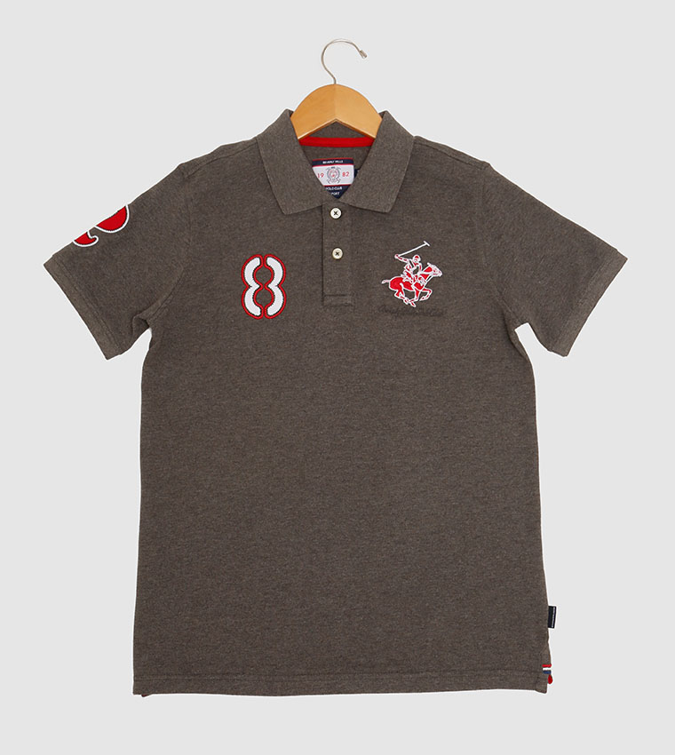 Boys Polo Shirt - Grey