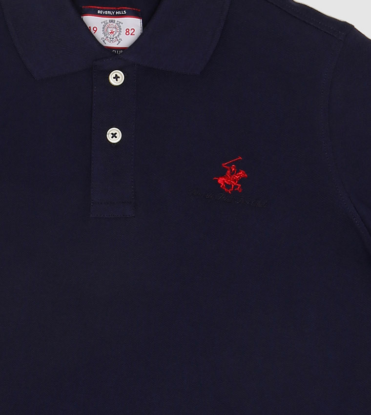 Solid Short Sleeves Polo T-Shirt