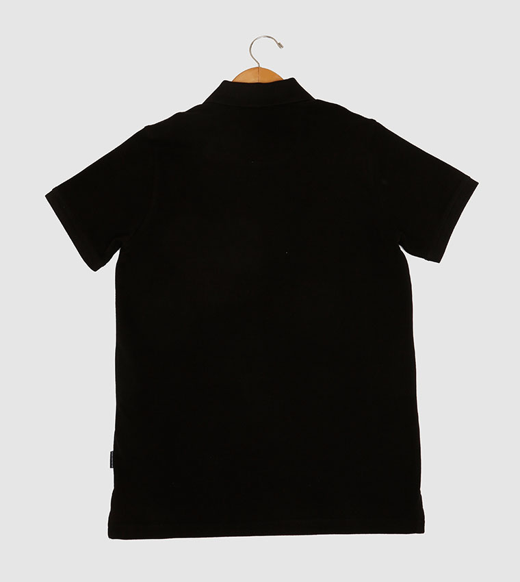 Logo Embroidered Short Sleeves Polo T-Shirt