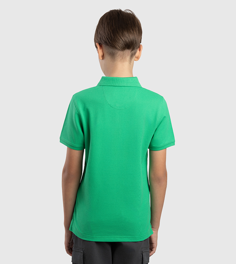 Logo Embroidered Short Sleeves Polo T-Shirt
