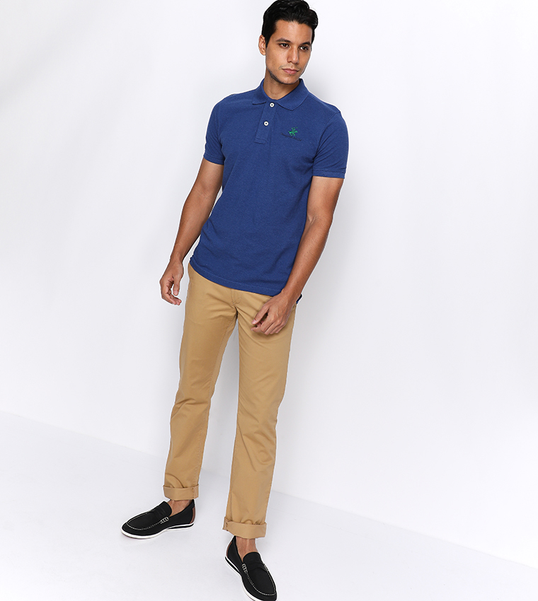 Short Sleeves Pique Polo T-Shirt