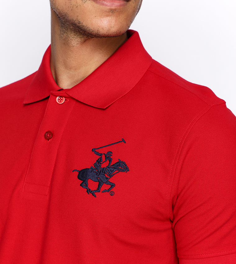 Honeycomb Core Polo T-Shirt