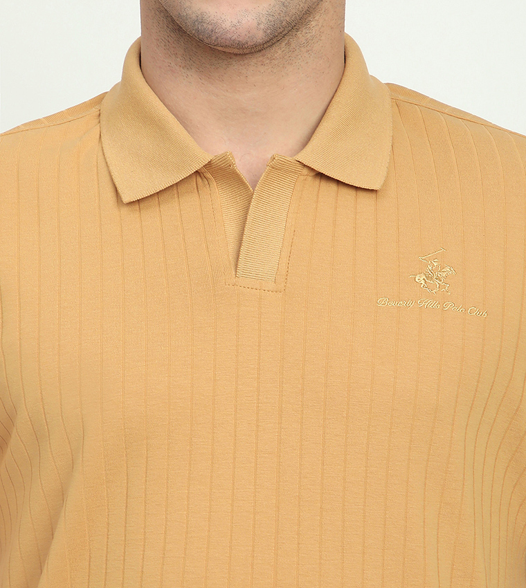 Logo Embroidered Short Sleeves Polo T-Shirt