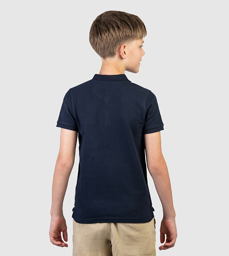 Logo Embroidered Short Sleeves Polo T-Shirt