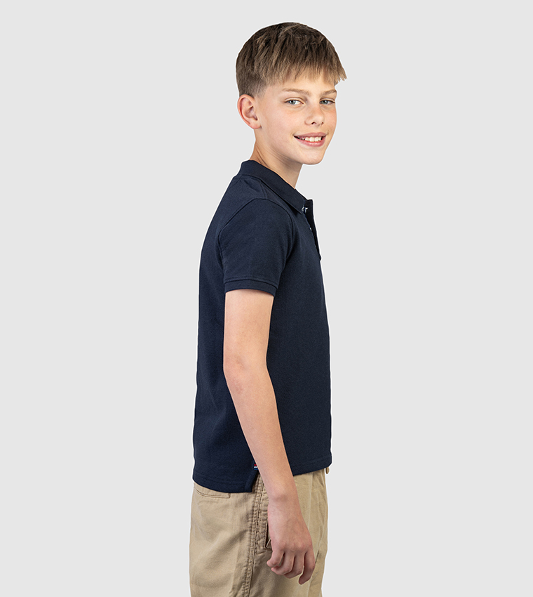 Logo Embroidered Short Sleeves Polo T-Shirt