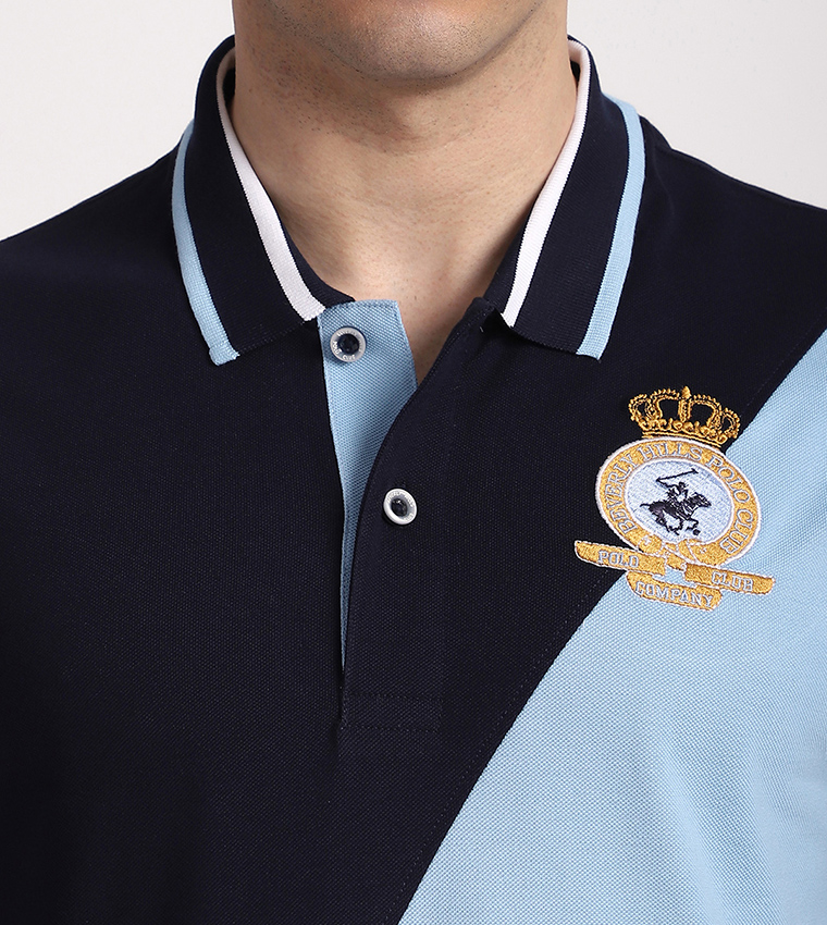 تيشيرت بولو بلونين كم قصير 