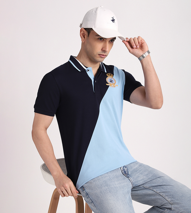 تيشيرت بولو بلونين كم قصير 