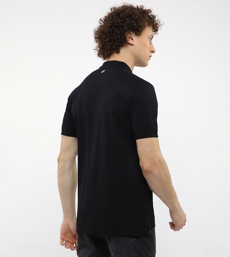 Logo Printed Short Sleeves Polo T-Shirt