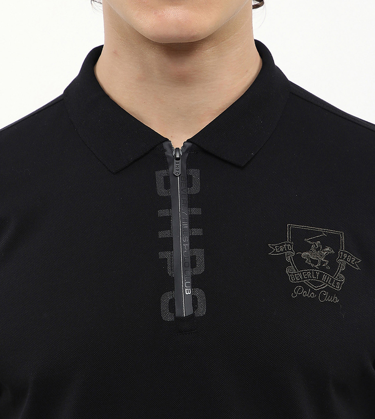 Logo Printed Short Sleeves Polo T-Shirt