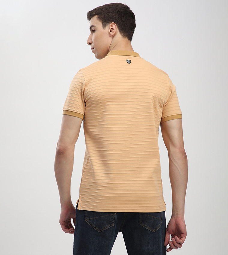 Logo Embroidered Short Sleeves Polo T-Shirt