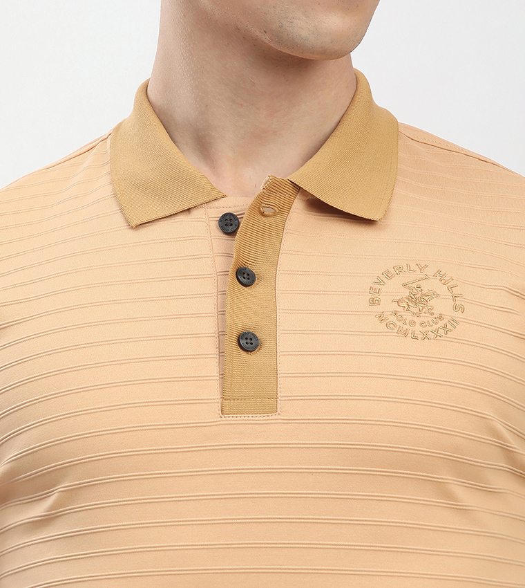 Logo Embroidered Short Sleeves Polo T-Shirt