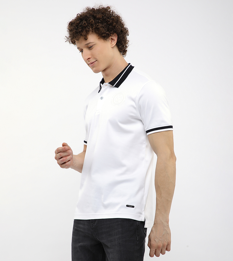 Logo Printed Short Sleeves Polo T-Shirt