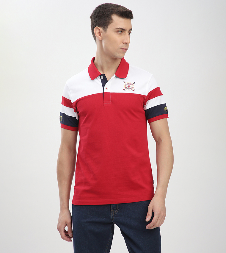 Logo Embroidered Short Sleeves Polo T-Shirt