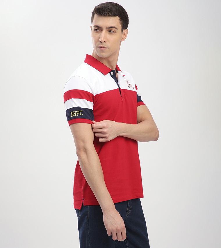 Logo Embroidered Short Sleeves Polo T-Shirt