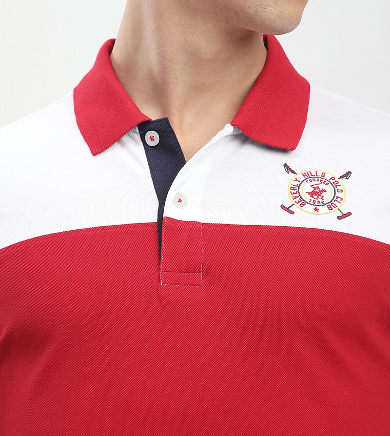 Logo Embroidered Short Sleeves Polo T-Shirt