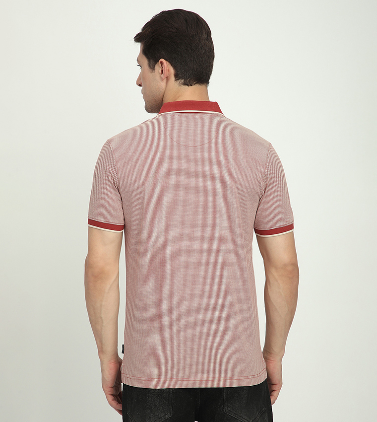 Logo Embroidered Short Sleeves Polo T-Shirt
