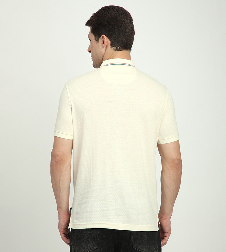 Logo Embroidered Short Sleeves Polo T-Shirt