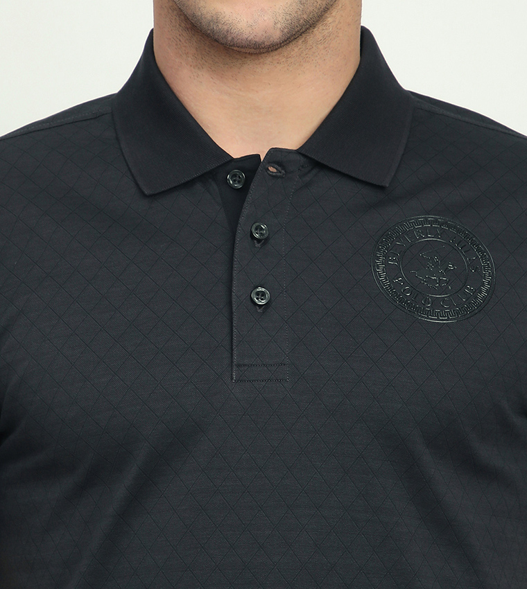 Logo Detail Short Sleeves Polo T-Shirt